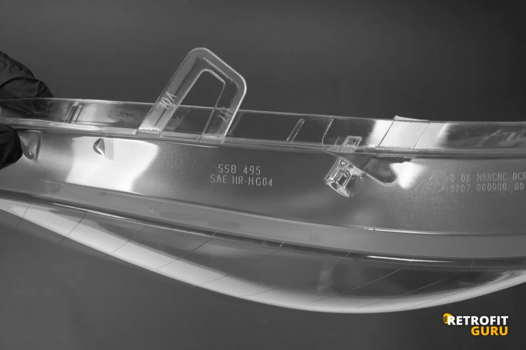 Kryty světel Mercedes ML W164 05-08 – pravý kryt, další pohled